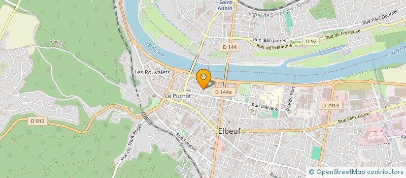 localisation de l'entreprise BIB & FEE HOUSES  ELBEUF