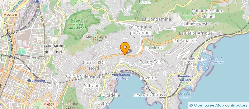 localisation de l'entreprise BIB HOLDING à VILLEFRANCHE-SUR-MER