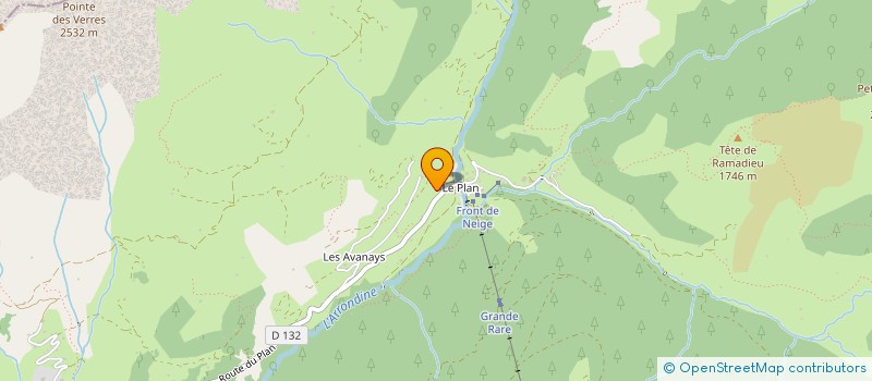 localisation de l'entreprise BIB IMMO GESTION à LA GIETTAZ