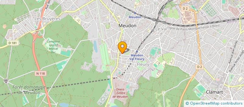 localisation de l'entreprise BIB92 à MEUDON