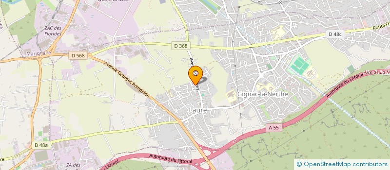 localisation de l'entreprise BIBA à GIGNAC-LA-NERTHE
