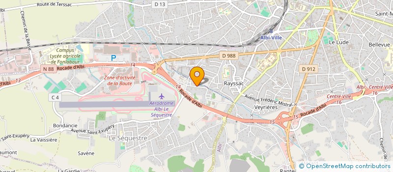 localisation de l'entreprise BIBA  LE SEQUESTRE