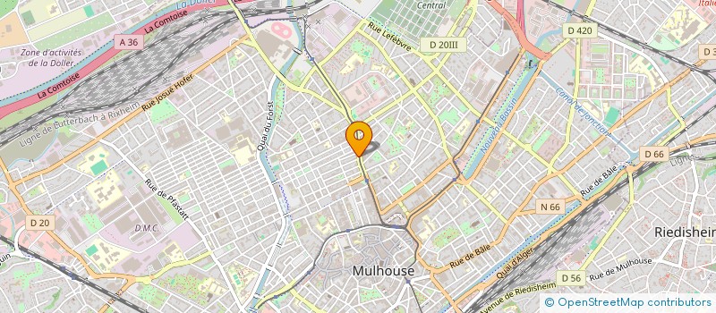 localisation de l'entreprise BIBA RENOV  MULHOUSE