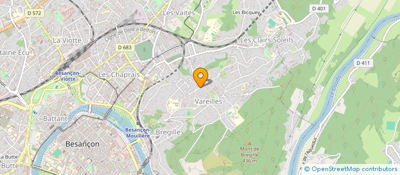 localisation de l'entreprise BIBACORP à BESANCON