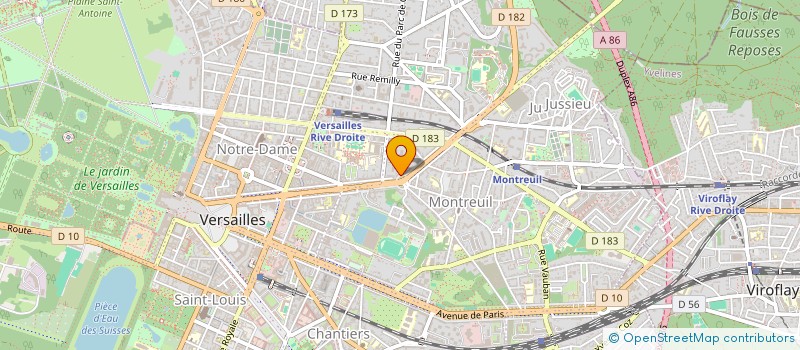 localisation de l'entreprise BIBAK à LE VESINET