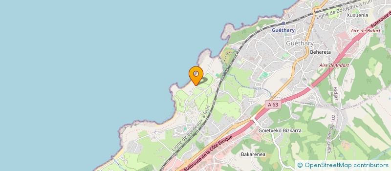 localisation de l'entreprise BIBAM à SAINT-JEAN-DE-LUZ