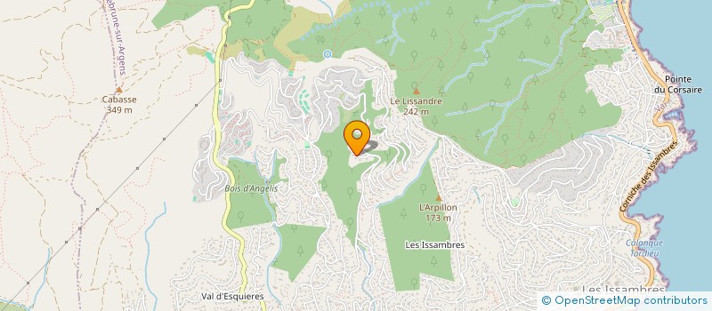 localisation de l'entreprise BIBANON  ROQUEBRUNE-SUR-ARGENS