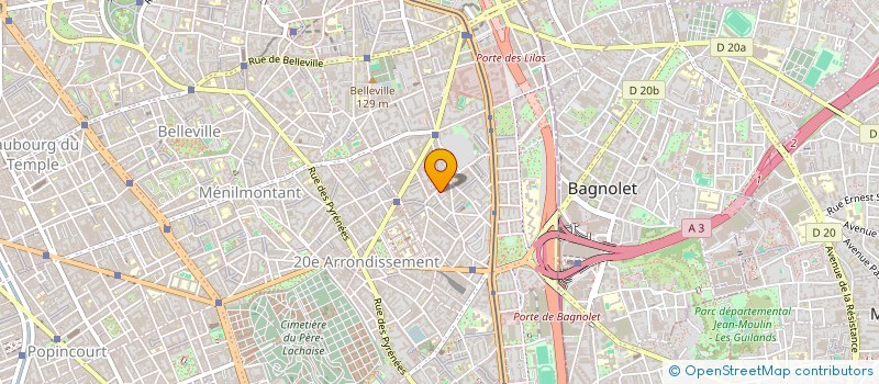 localisation de l'entreprise BIBAT  PARIS