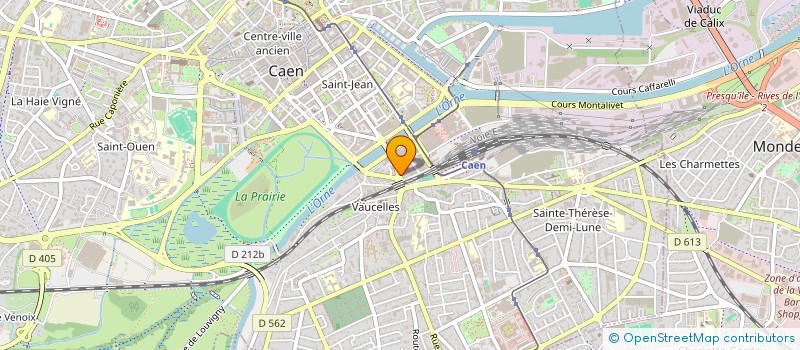 localisation de l'entreprise BIBAUT à CAEN