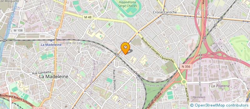 localisation de l'entreprise BIBDATA à MARCQ-EN-BARŒUL