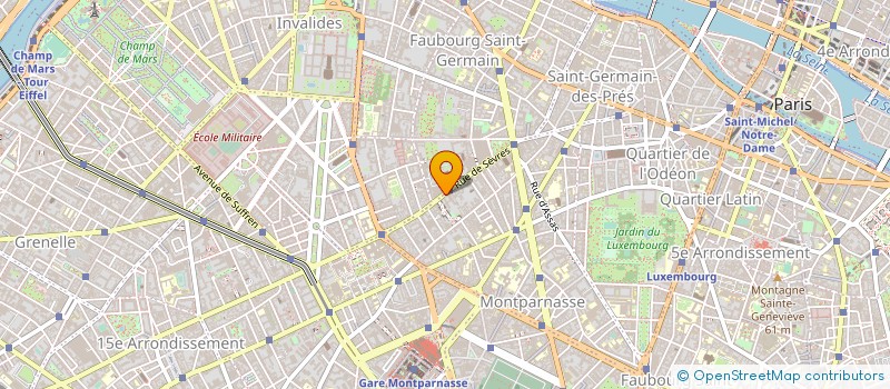 localisation de l'entreprise BIBEF - BIBLIOTHEQUE ET ARCHIVES DE L'ECOLE FRANCAISE DE SPIRITUALITE à PARIS
