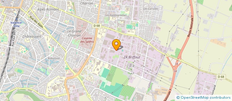 localisation de l'entreprise BIBELLULE BF à VALENCE