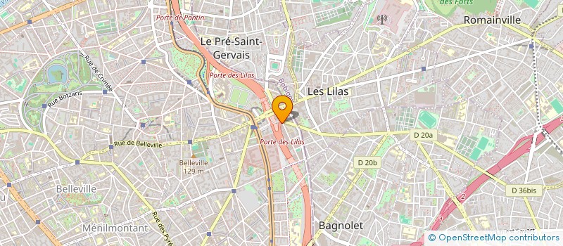 localisation de l'entreprise BIBELOT  PARIS