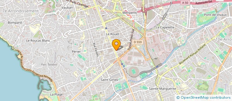 localisation de l'entreprise BIBEN à MARSEILLE