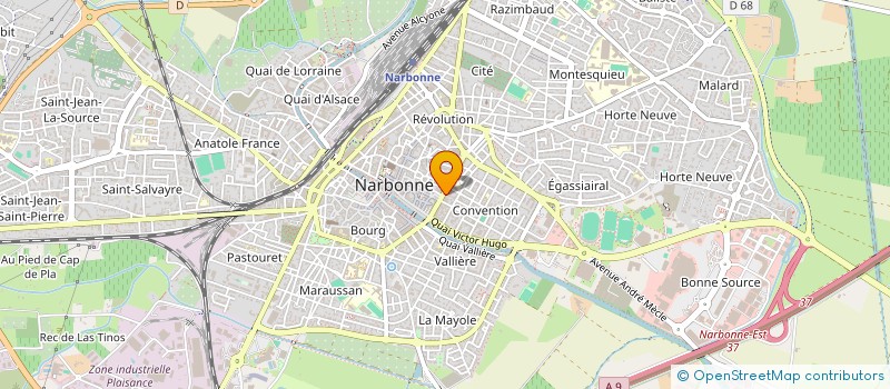 localisation de l'entreprise BIBEN C&R  NARBONNE