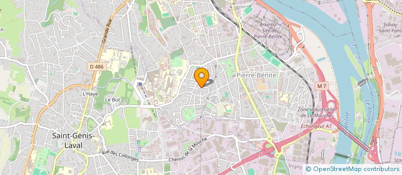 localisation de l'entreprise BIBI  OULLINS-PIERRE-BENITE