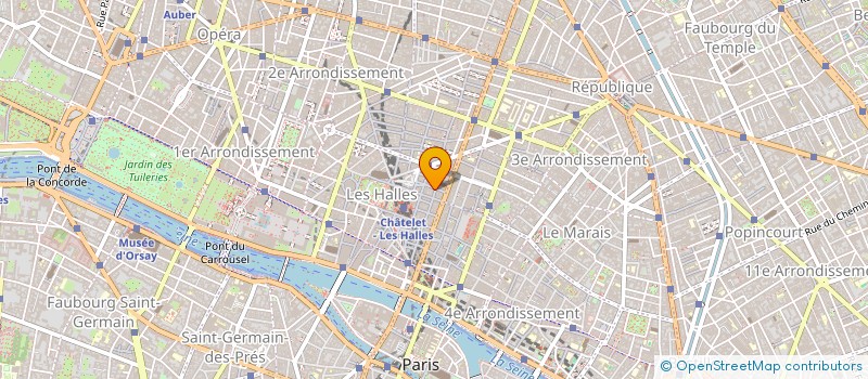 localisation de l'entreprise BIBI  PARIS