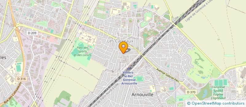 localisation de l'entreprise BIBI  VILLIERS-LE-BEL