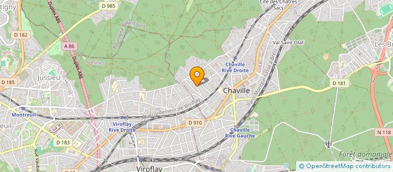 localisation de l'entreprise BIBI à CHAVILLE