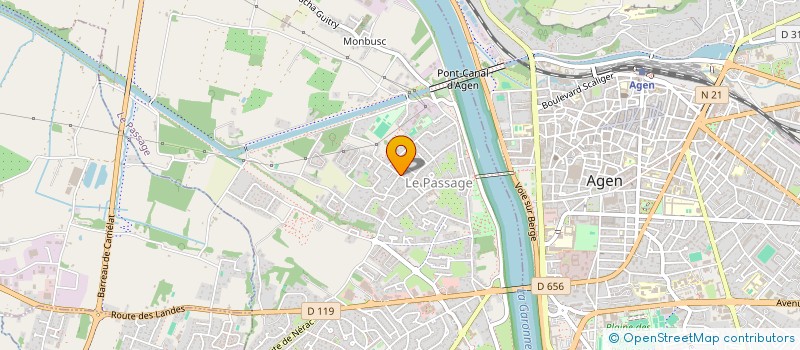 localisation de l'entreprise BIBI-BRICOLIN  LE PASSAGE