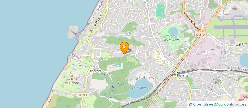 localisation de l'entreprise BIBI HOUSE à BIARRITZ