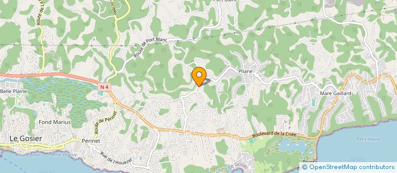 localisation de l'entreprise BIBI TRANSPORT MULTISERVICES  LE GOSIER