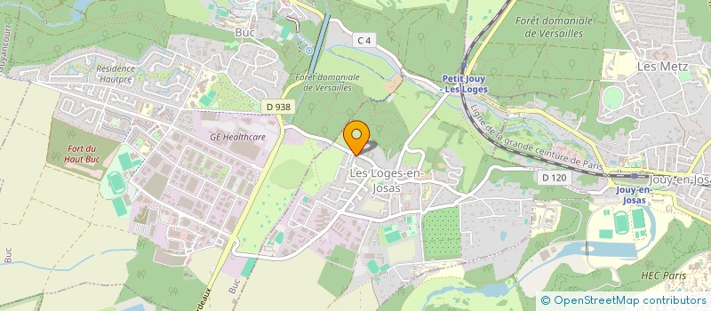 localisation de l'entreprise BIBI WINE & SPIRIT  LES LOGES-EN-JOSAS