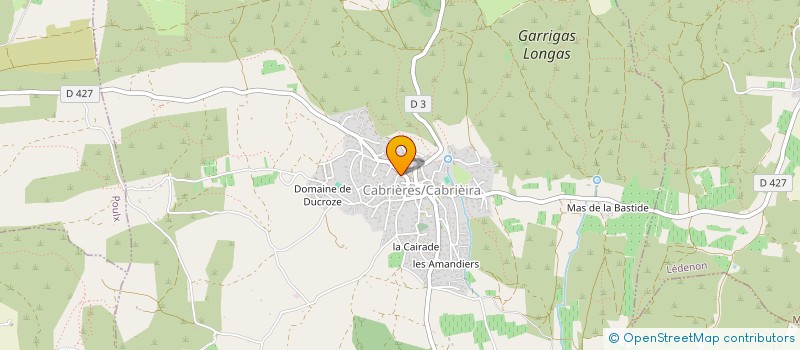 localisation de l'entreprise BIBICHE  CABRIERES