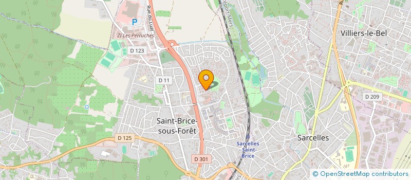 localisation de l'entreprise BIBICI à SAINT-BRICE-SOUS-FORET