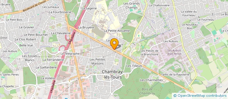 localisation de l'entreprise BIBIFOC  CHAMBRAY-LES-TOURS