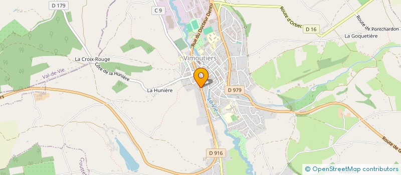 localisation de l'entreprise BIBIGE à VIMOUTIERS