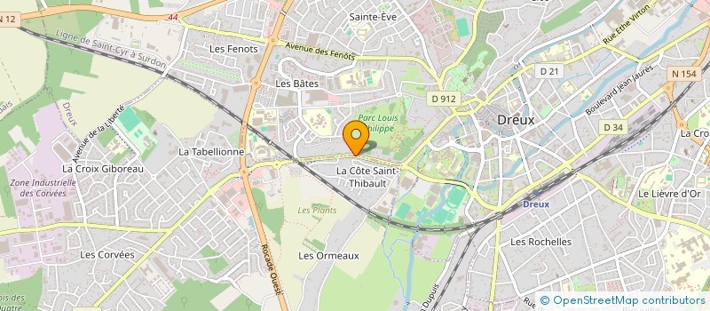 localisation de l'entreprise BIBIMO à DREUX
