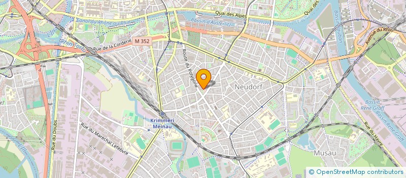 localisation de l'entreprise BIBINE ET PINARD à STRASBOURG