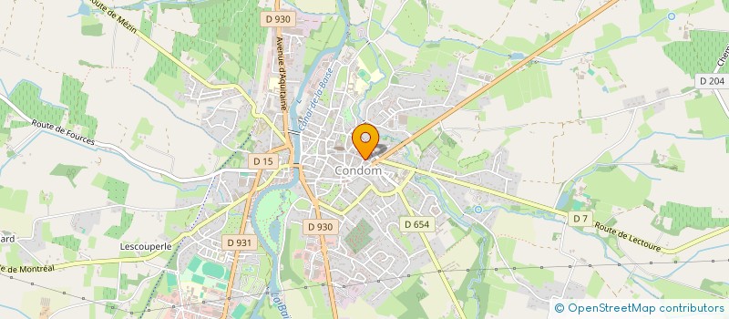 localisation de l'entreprise BIBISIMON  CONDOM