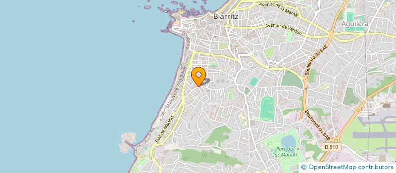 localisation de l'entreprise BIBITARRA  BIARRITZ