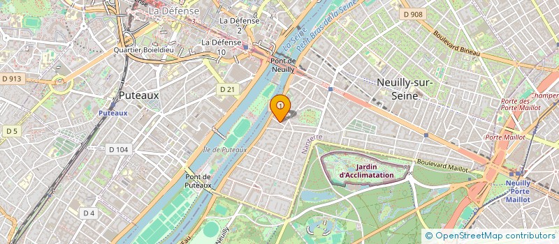 localisation de l'entreprise BIBLE A NEUILLY à NEUILLY-SUR-SEINE
