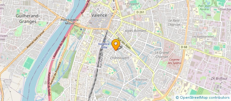 localisation de l'entreprise BIBLES ET PUBLICATIONS CHRETIENNES  VALENCE