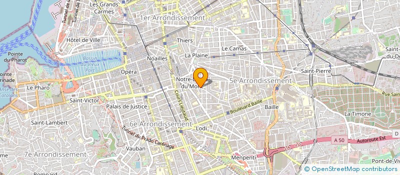 localisation de l'entreprise BIBLIBLABLA à MARSEILLE