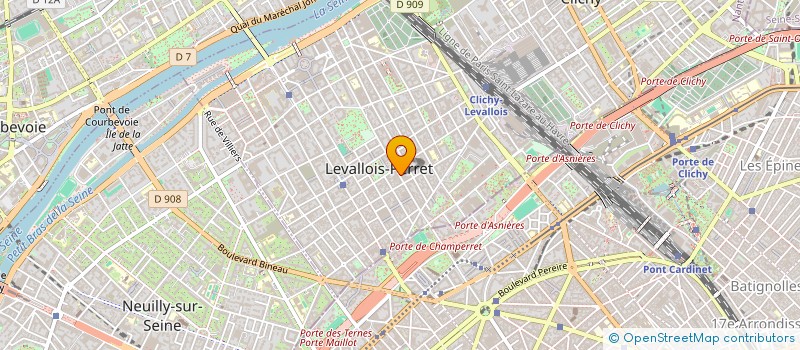 localisation de l'entreprise BIBLIO HISTORIQUE ECONOMIE SOCIALE à LEVALLOIS PERRET