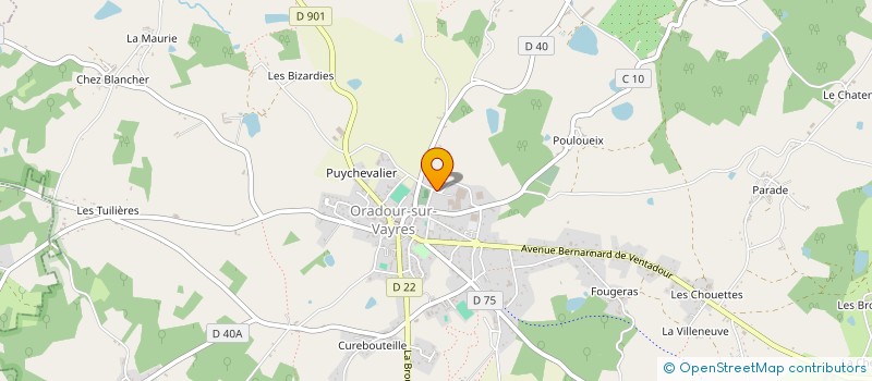 localisation de l'entreprise BIBLIONTEK à ORADOUR-SUR-VAYRES