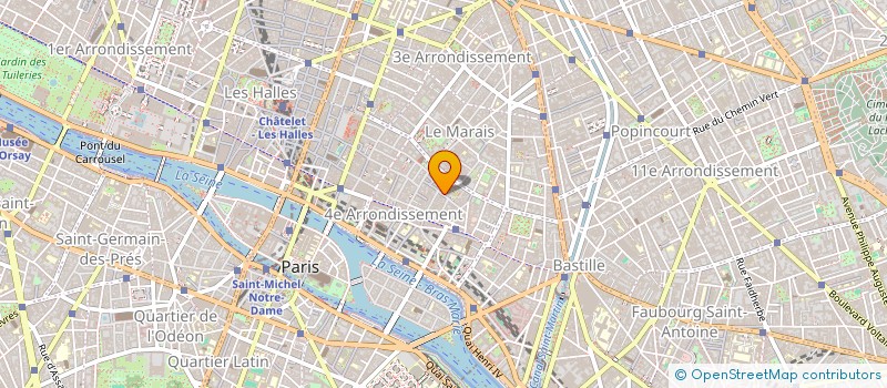 localisation de l'entreprise BIBLIOPHANE EVENEMENT à PARIS