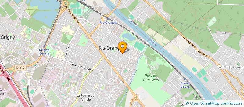 localisation de l'entreprise BIBLIOR à RIS-ORANGIS