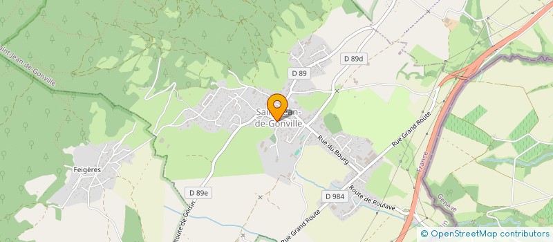 localisation de l'entreprise BIBLIOS-UNIES DU PAYS DE GEX à SAINT-JEAN-DE-GONVILLE
