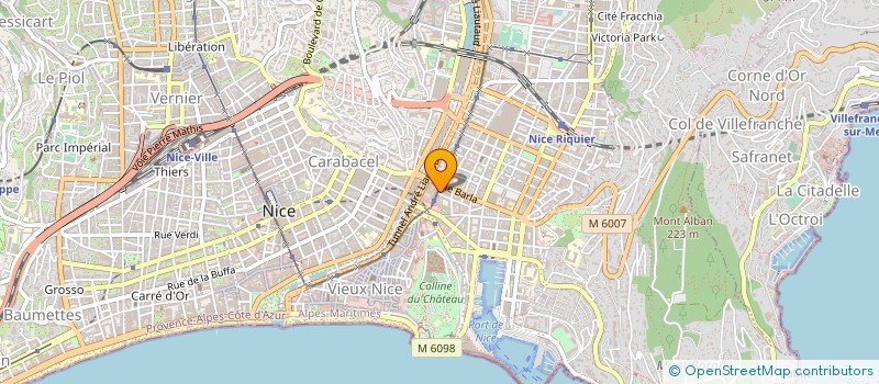 localisation de l'entreprise BIBLIOSOFT LA BIBLIOTHEQUES DE LOGICIELS à NICE