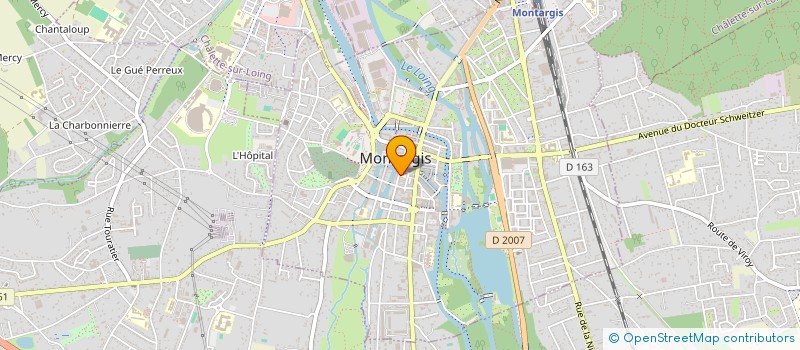 localisation de l'entreprise BIBLIOTEQUE PEDAGOGIQUE DE MONTARGIS à MONTARGIS