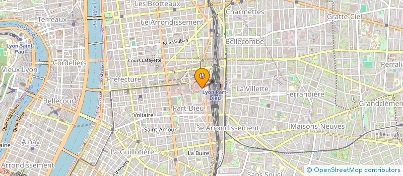 localisation de l'entreprise BIBLIOTHEQUE A DOMICILE (LA BIB' A DOM')  LYON