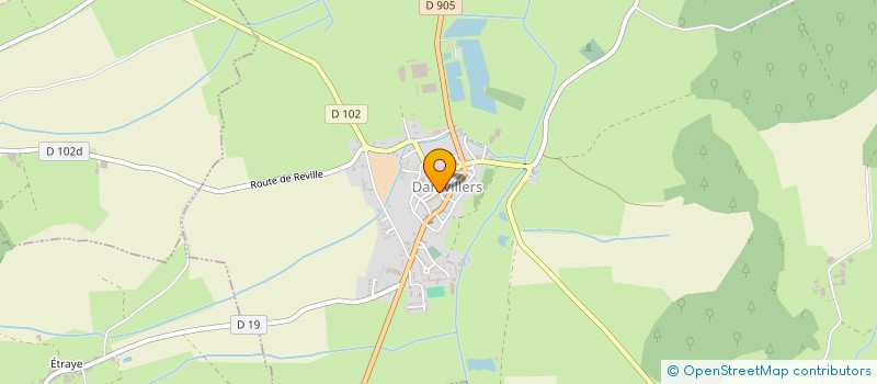 localisation de l'entreprise BIBLIOTHEQUE ANDRE THEURIET à DAMVILLERS