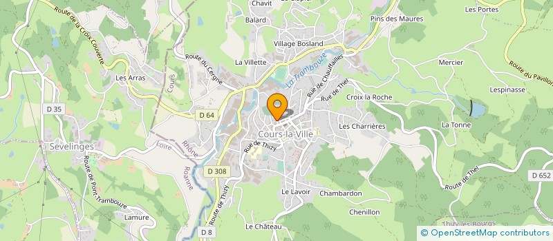 localisation de l'entreprise BIBLIOTHEQUE ANIMATIONS à COURS