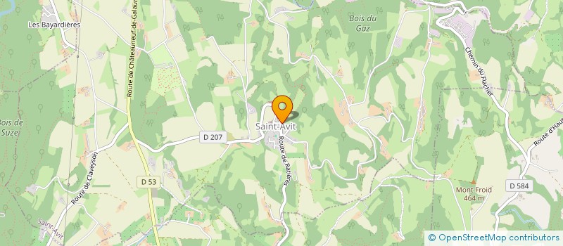 localisation de l'entreprise BIBLIOTHEQUE ANNE PIERJEAN ROBERT  SAINT-AVIT