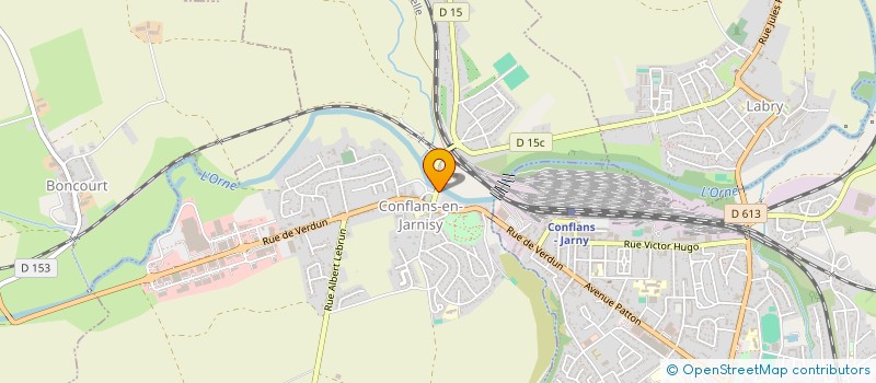 localisation de l'entreprise BIBLIOTHEQUE COMMUNALE DE CONFLANS  CONFLANS-EN-JARNISY